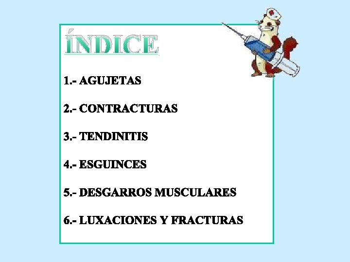 ÍNDICE 