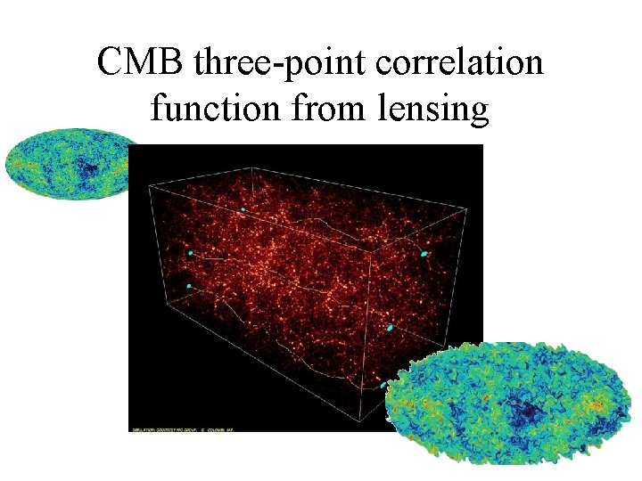 CMB three-point correlation function from lensing 