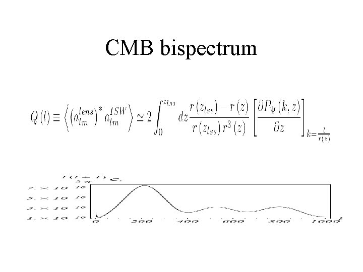 CMB bispectrum 