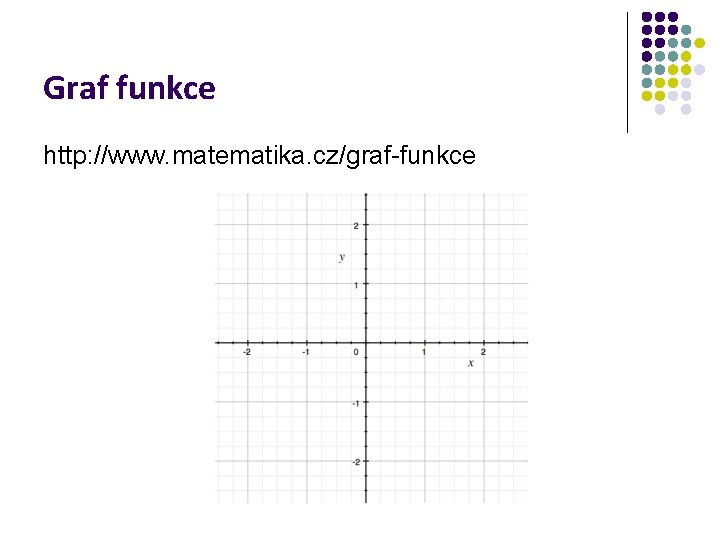 Graf funkce http: //www. matematika. cz/graf-funkce 