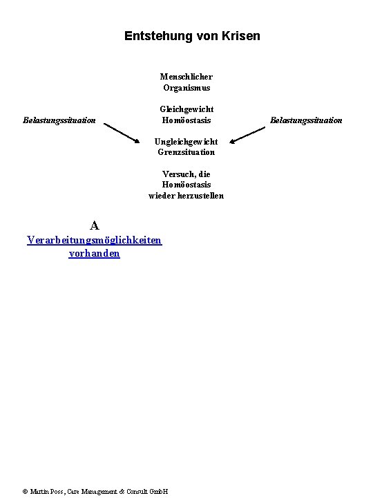 Entstehung von Krisen Menschlicher Organismus Belastungssituation Gleichgewicht Homöostasis Ungleichgewicht Grenzsituation Versuch, die Homöostasis wieder