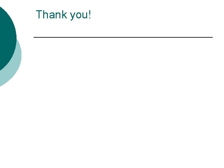 Thank you! Thank you!