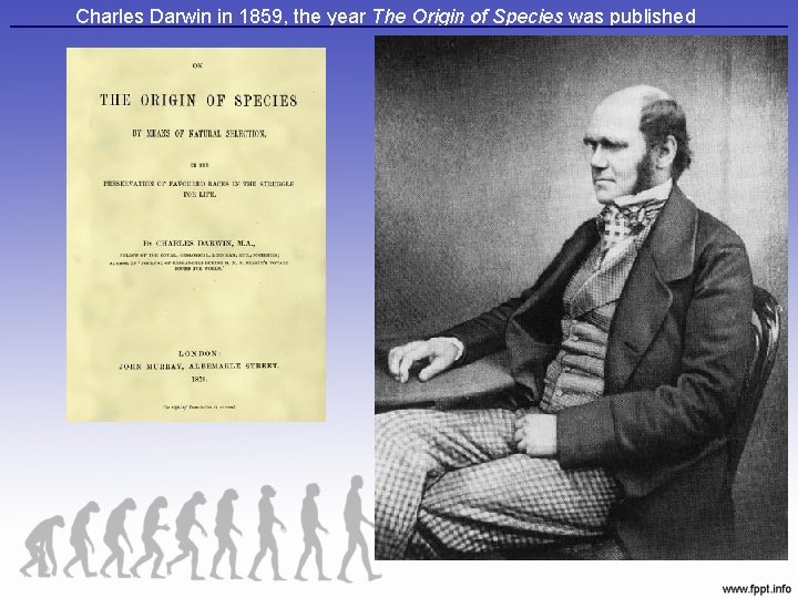 Charles Darwin in 1859, the year The Origin of Species was published 