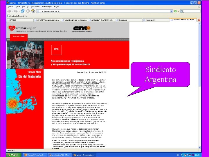 Sindicato Argentina Curso Avanzado Intervención Directa 