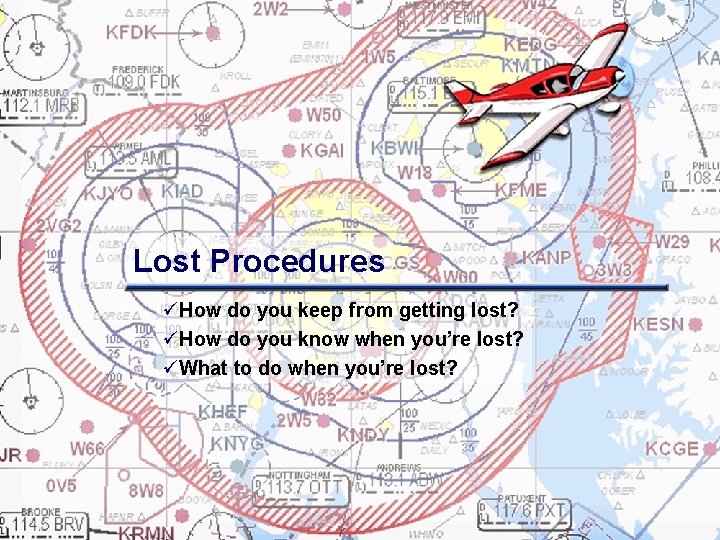 Lost Procedures üHow do you keep from getting lost? üHow do you know when