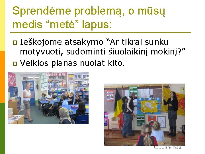 Sprendėme problemą, o mūsų medis “metė” lapus: Ieškojome atsakymo “Ar tikrai sunku motyvuoti, sudominti