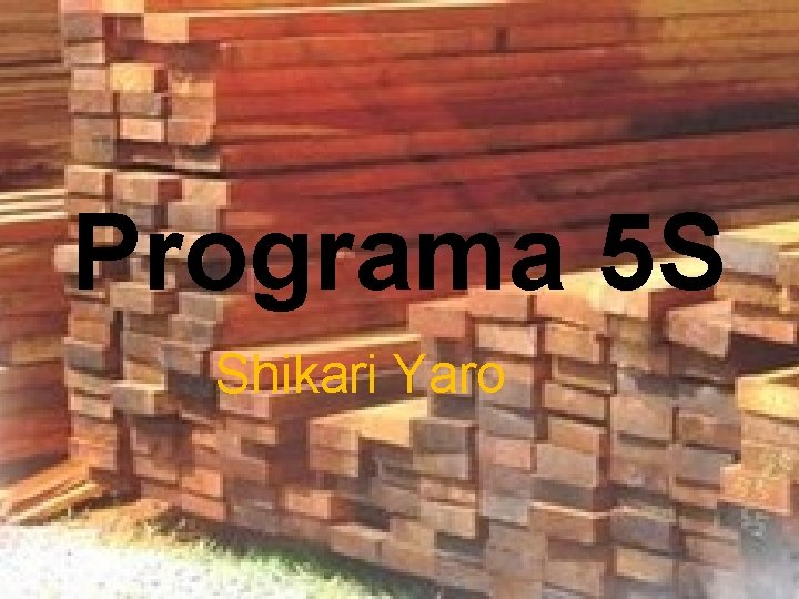 Programa 5 S Shikari Yaro 