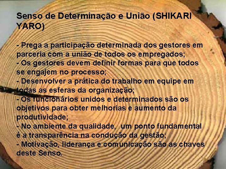  Senso de Determinação e União (SHIKARI YARO) - Prega a participação determinada dos