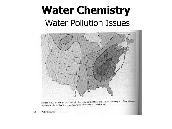 Water Chemistry Water Pollution Issues 