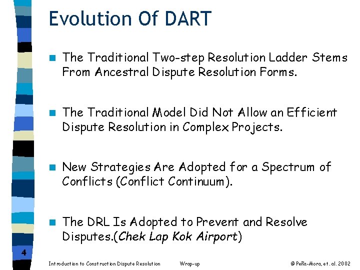 Evolution Of DART n The Traditional Two-step Resolution Ladder Stems From Ancestral Dispute Resolution