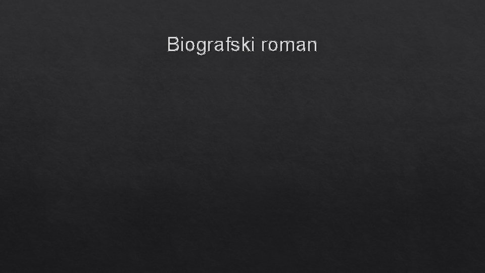 Biografski roman 