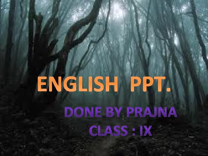 ENGLISH PPT. 