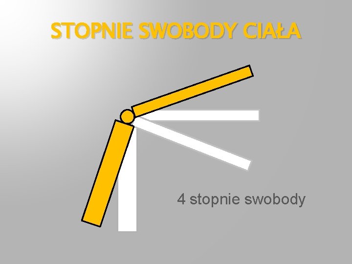 STOPNIE SWOBODY CIAŁA 4 stopnie swobody 