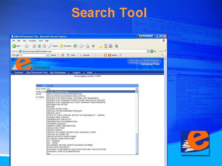 Search Tool 