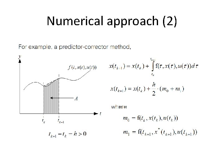 Numerical approach (2) 