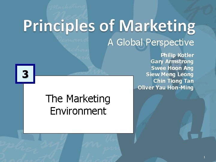 A Global Perspective Philip Kotler Gary Armstrong Swee Hoon Ang Siew Meng Leong Chin