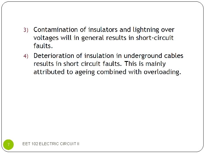 7 EET 102 ELECTRIC CIRCUIT II 