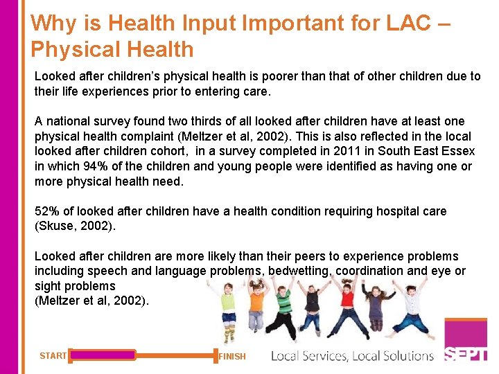 Why is Health Input Important for LAC – Physical Health Looked after children’s physical