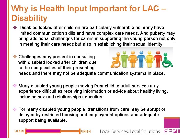 Why is Health Input Important for LAC – Disability v Disabled looked after children