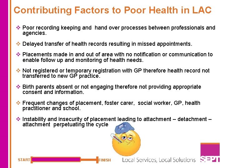 Contributing Factors to Poor Health in LAC v Poor recording keeping and hand over