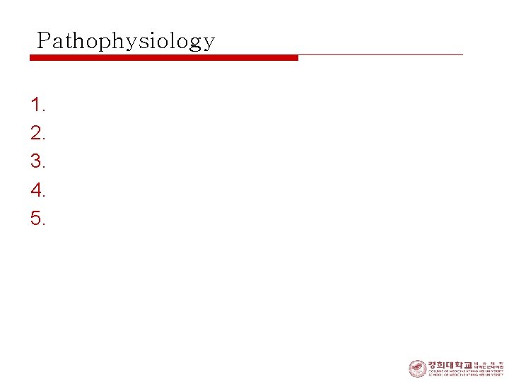 Pathophysiology 1. 2. 3. 4. 5. Thrombosis Paltelet Activation an Aggregation Coronary Vasoconstriction Progressive