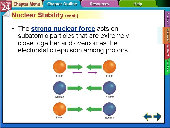 Nuclear Stability (cont. ) • The strong nuclear force acts on subatomic particles that