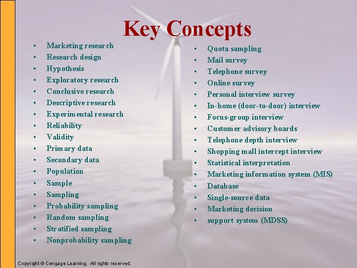 Key Concepts • • • • • Marketing research Research design Hypothesis Exploratory research