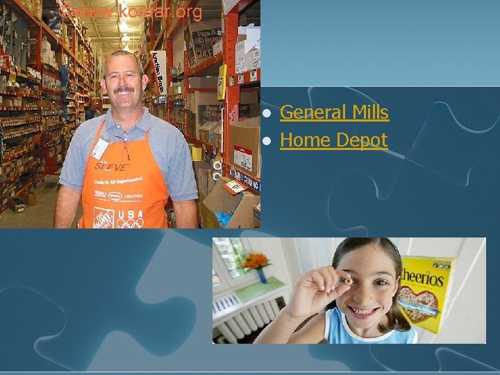 l l General Mills Home Depot 