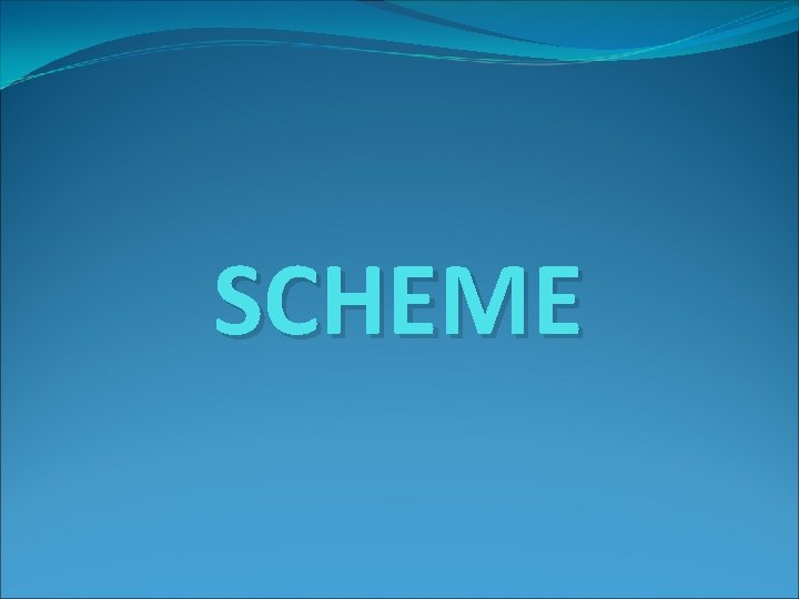 SCHEME 