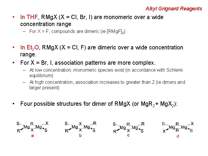 Grignard Reagents Review Katharine Goodenough Background Discovered