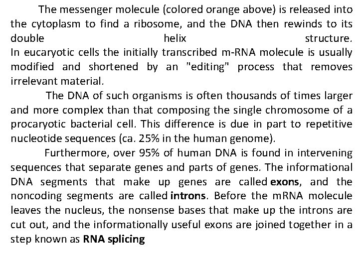  The messenger molecule (colored orange above) is released into the cytoplasm to find