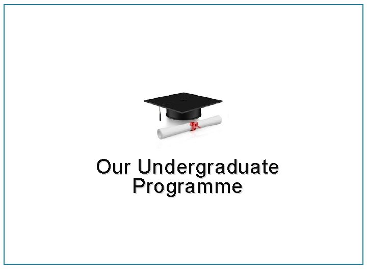 Our Undergraduate Programme 