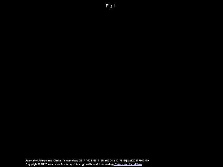 Fig 1 Journal of Allergy and Clinical Immunology 2017 1401196 -1199. e 6 DOI: