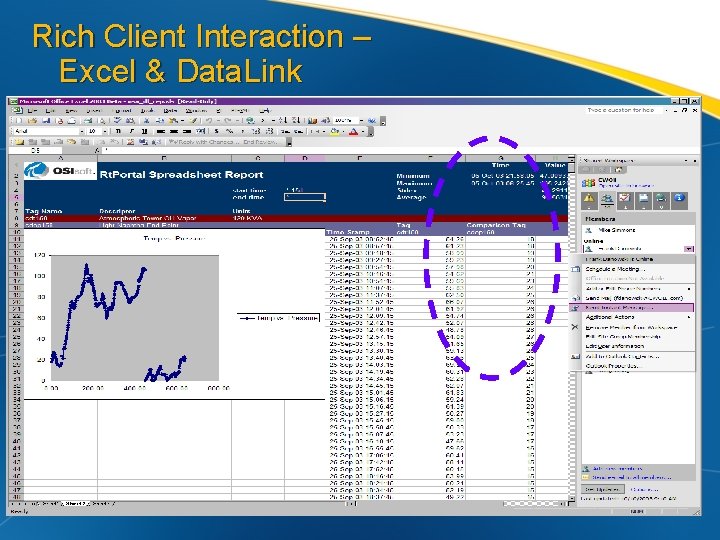 Rich Client Interaction – Excel & Data. Link 