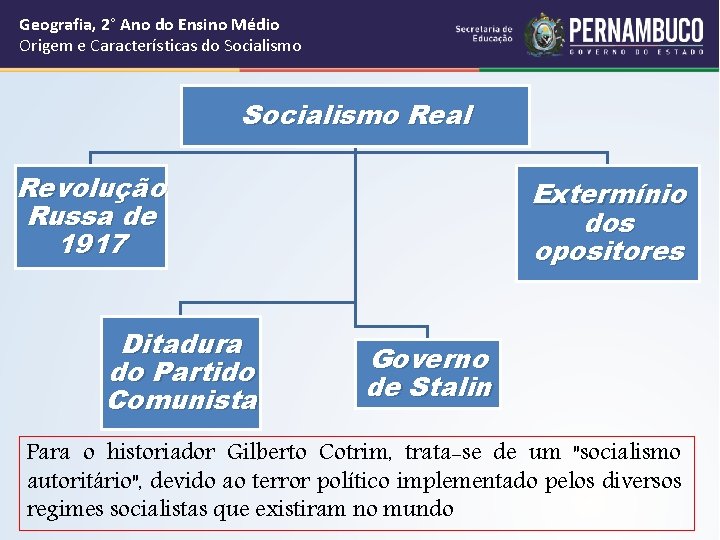 Geografia, 2° Ano do Ensino Médio Origem e Características do Socialismo Real Revolução Russa Geografia, 2° Ano do Ensino Médio Origem e Características do Socialismo Real Revolução Russa