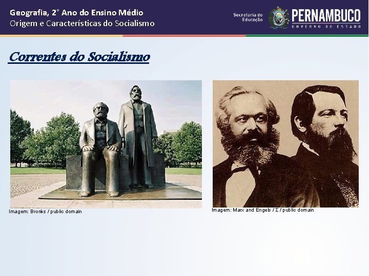 Geografia, 2° Ano do Ensino Médio Origem e Características do Socialismo Correntes do Socialismo Geografia, 2° Ano do Ensino Médio Origem e Características do Socialismo Correntes do Socialismo