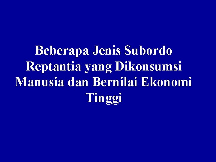 Beberapa Jenis Subordo Reptantia yang Dikonsumsi Manusia dan Bernilai Ekonomi Tinggi 