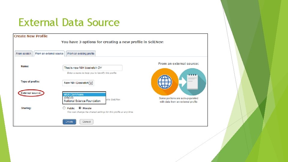 External Data Source 