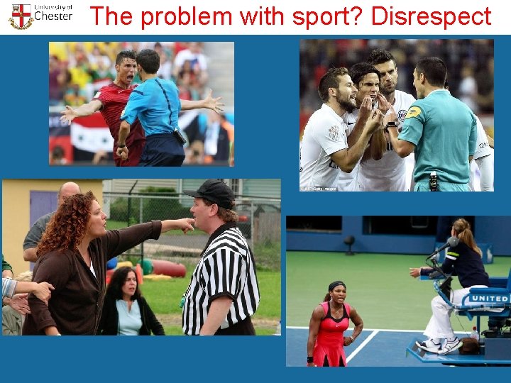 The problem with sport? Disrespect 