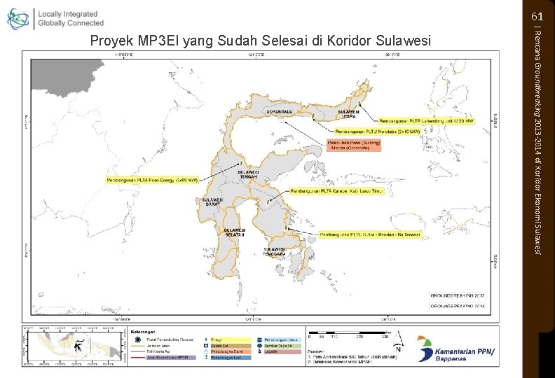 61 | Rencana Groundbreaking 2013 -2014 di Koridor Ekonomi Sulawesi Proyek MP 3 EI