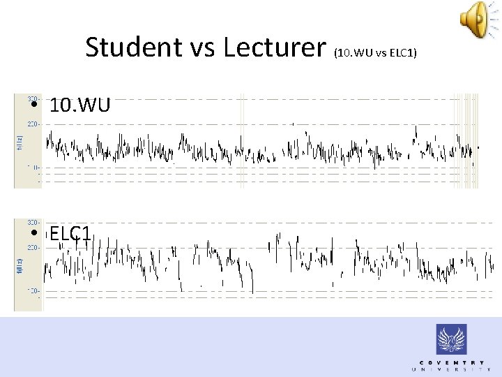 Student vs Lecturer (10. WU vs ELC 1) • 10. WU • ELC 1