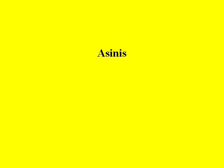 Asinis 