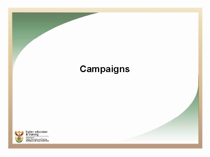 Campaigns 