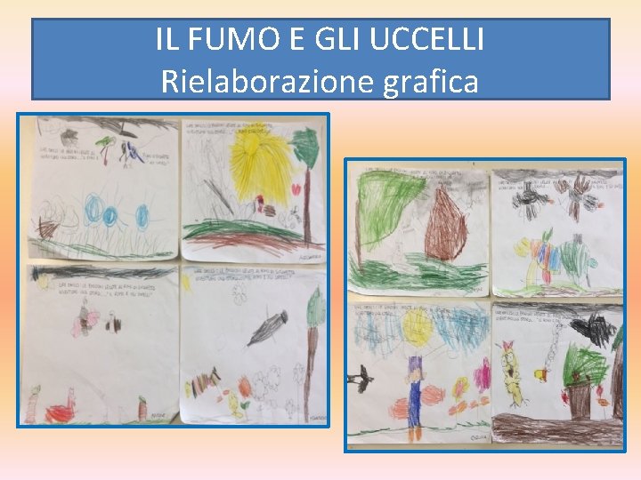 IL FUMO E GLI UCCELLI Rielaborazione grafica 