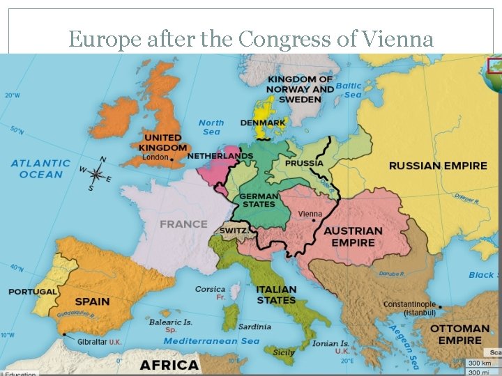 Europe after the Congress of Vienna 