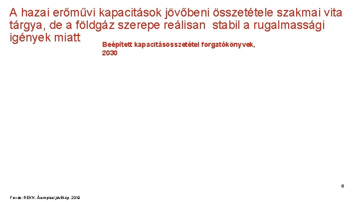 A hazai erőművi kapacitások jövőbeni összetétele szakmai vita tárgya, de a földgáz szerepe reálisan