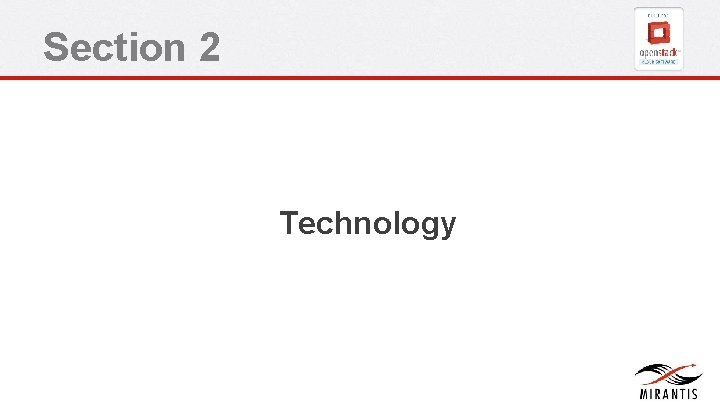 Section 2 Technology Section 2 Technology