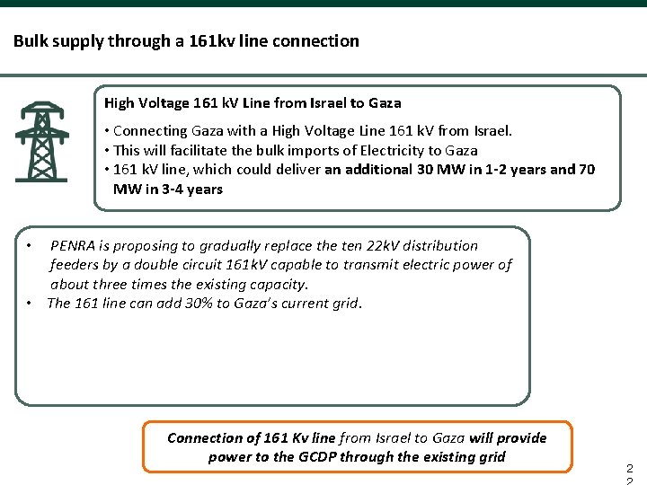 Bulk supply through a 161 kv line connection High Voltage 161 k. V Line Bulk supply through a 161 kv line connection High Voltage 161 k. V Line