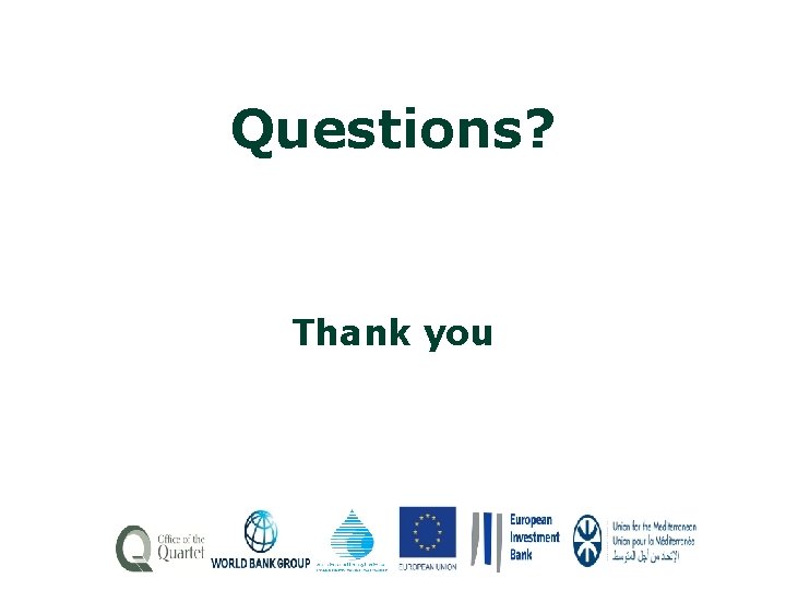 Questions? Thank you Questions? Thank you