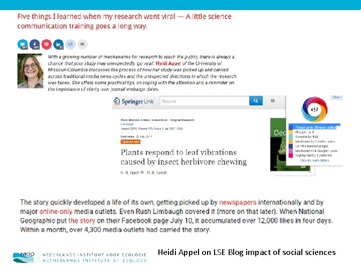 Heidi Appel on LSE Blog impact of social sciences 